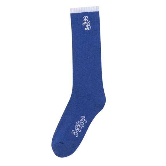 NWT Bogey Boys by Macklemore Essential Long Crew Sock in Blue Men’s Size 9-12 - Picture 1 of 5